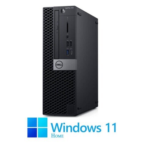 Calculatoare Dell OptiPlex XE3 SFF, Hexa Core i5-8400, 8GB, 256GB SSD, Win 11 Home